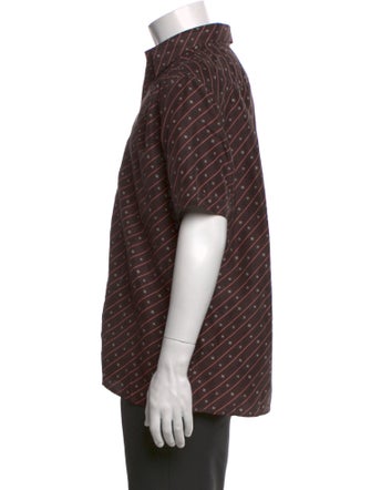 Fendi Zucca FF Logo Silk Shirt