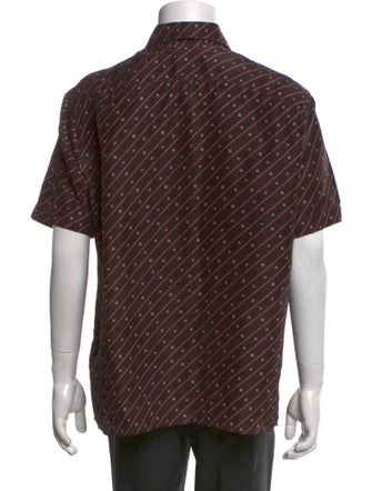 Fendi Zucca FF Logo Silk Shirt