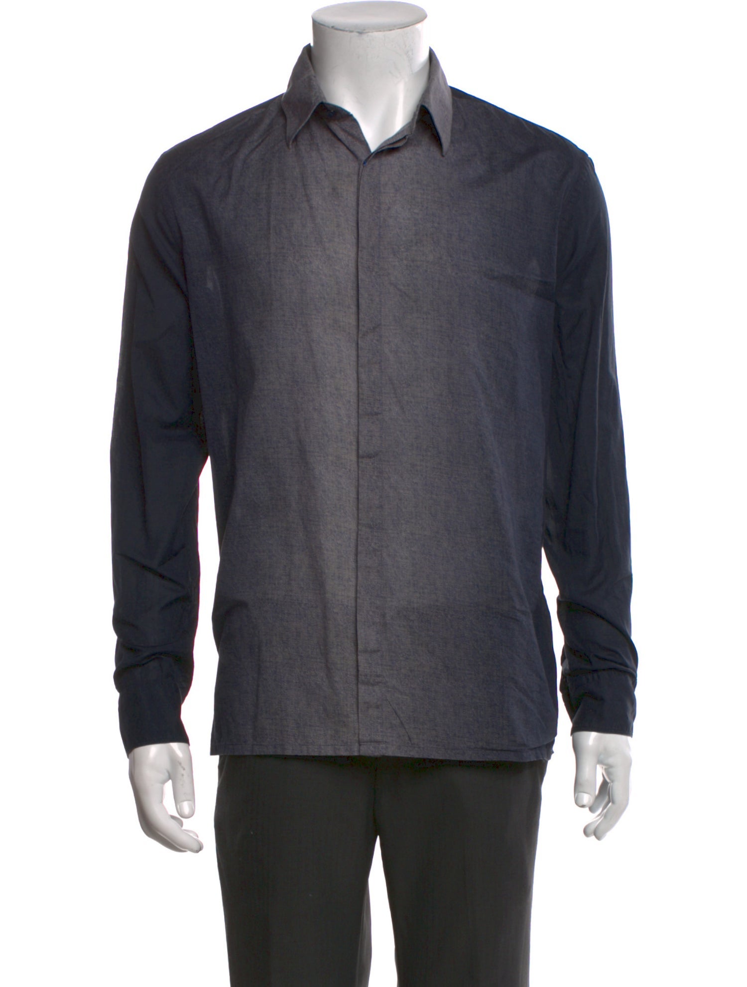 Fendi Zucca FF Logo Long Sleeve Shirt