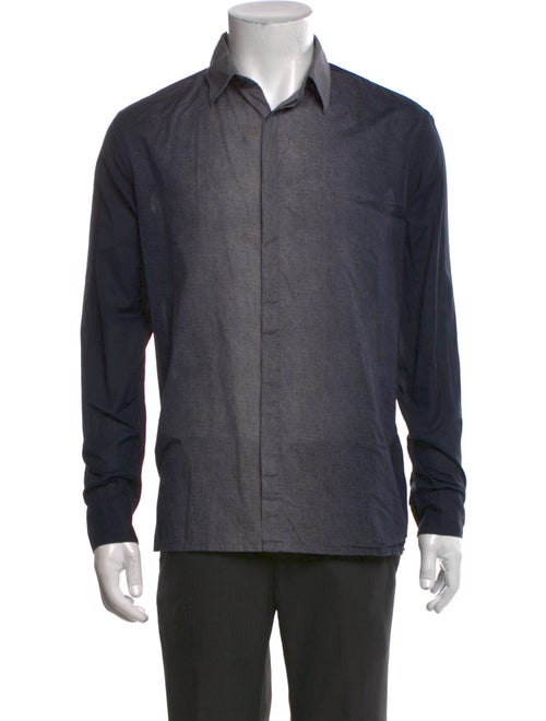 Fendi Zucca FF Logo Long Sleeve Shirt