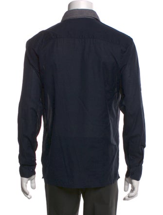 Fendi Zucca FF Logo Long Sleeve Shirt