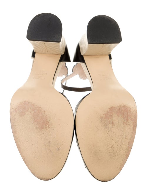 Fendi Leather D'Orsay Pumps