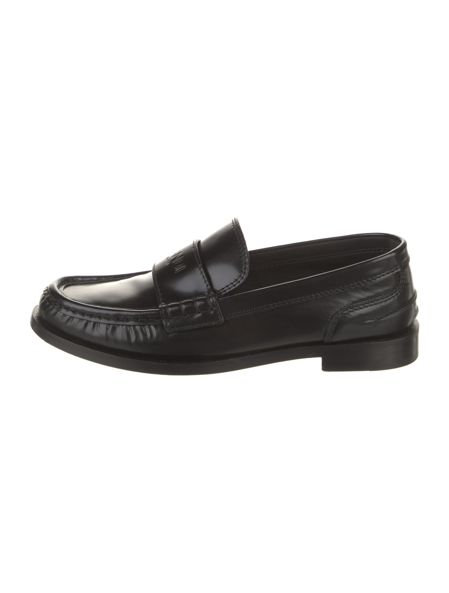 Fendi Patent Leather Loafers