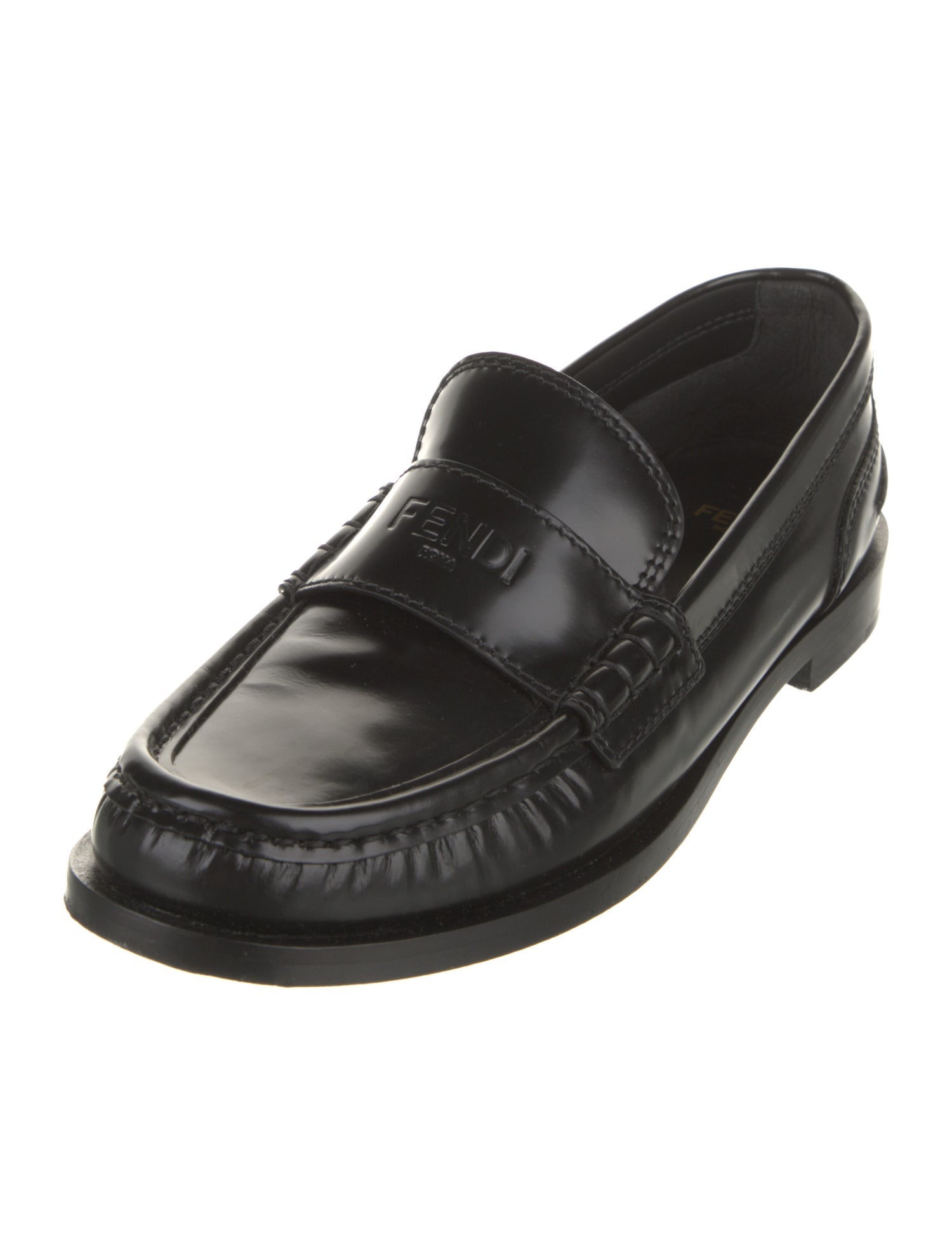 Fendi Patent Leather Loafers