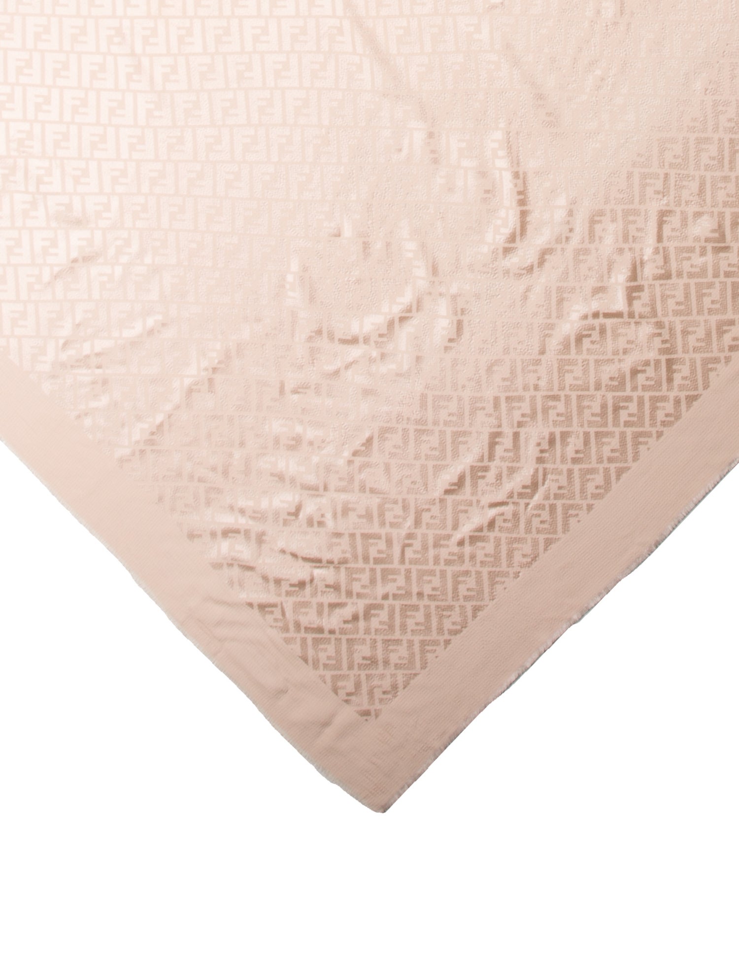 Fendi Zucca FF Logo Printed Scarf