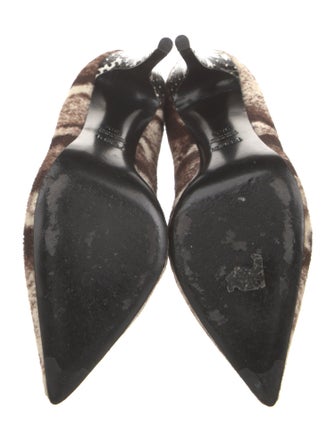 Fendi Ponyhair Animal Print Pumps