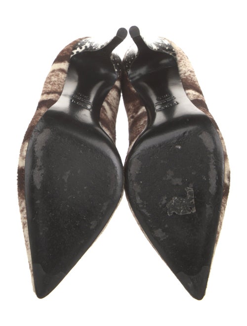 Fendi Ponyhair Animal Print Pumps