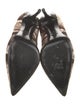 Fendi Ponyhair Animal Print Pumps