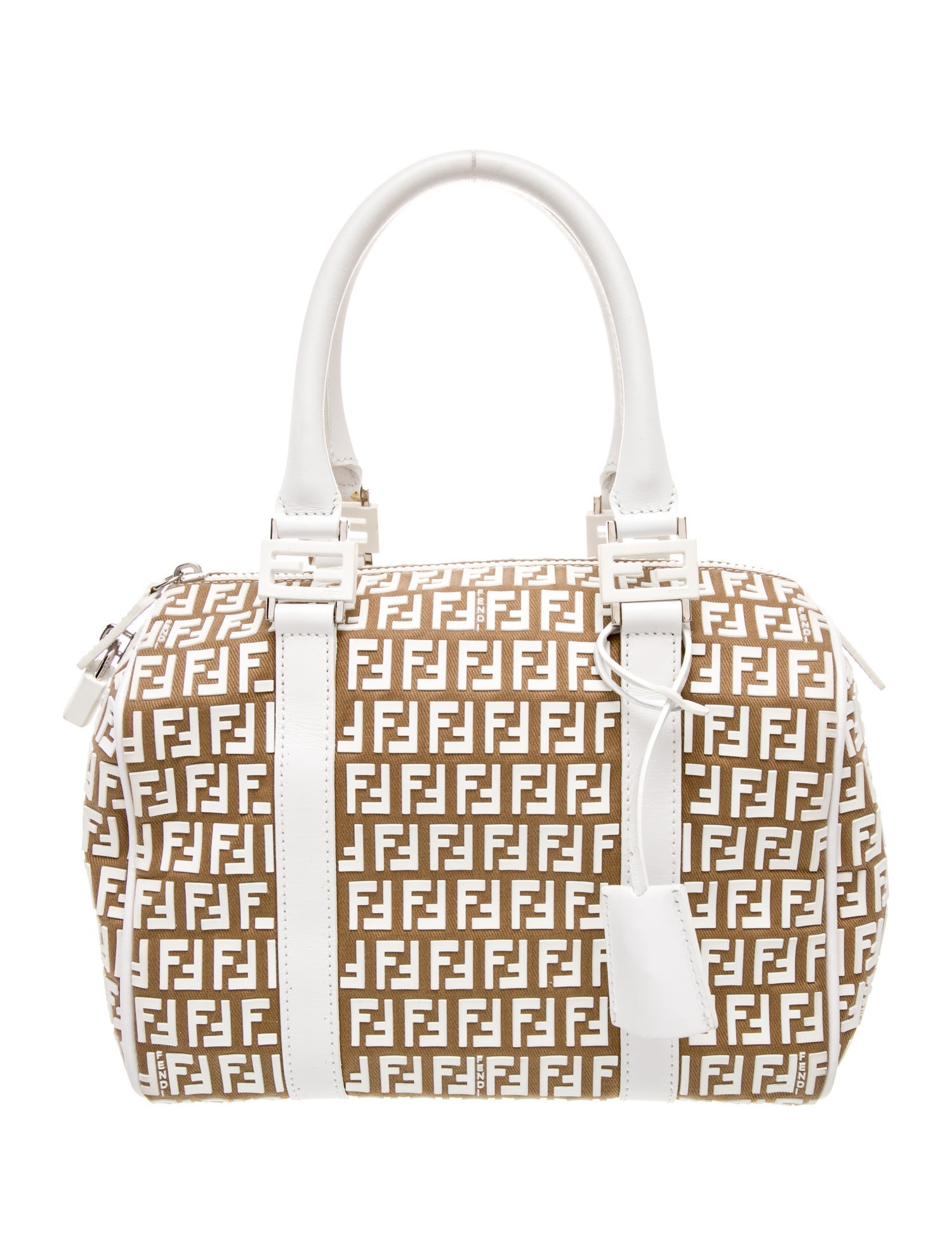 Fendi Zucchino FF Boston Small Vintage