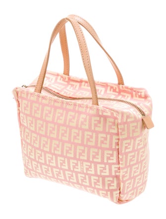 Fendi Zucchino FF Top Handle Bag