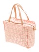 Fendi Zucchino FF Top Handle Bag