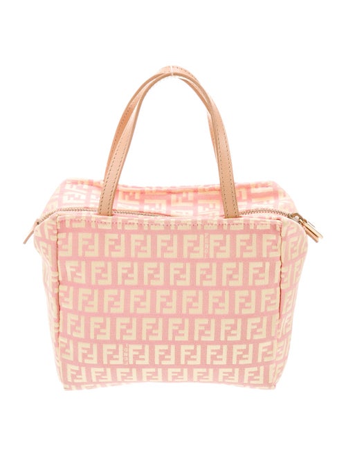 Fendi Zucchino FF Top Handle Bag