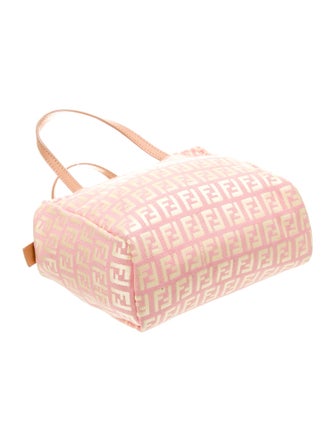Fendi Zucchino FF Top Handle Bag