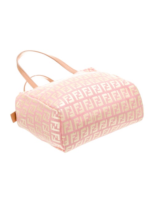 Fendi Zucchino FF Top Handle Bag