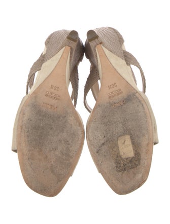 Fendi Suede Slingback Sandals