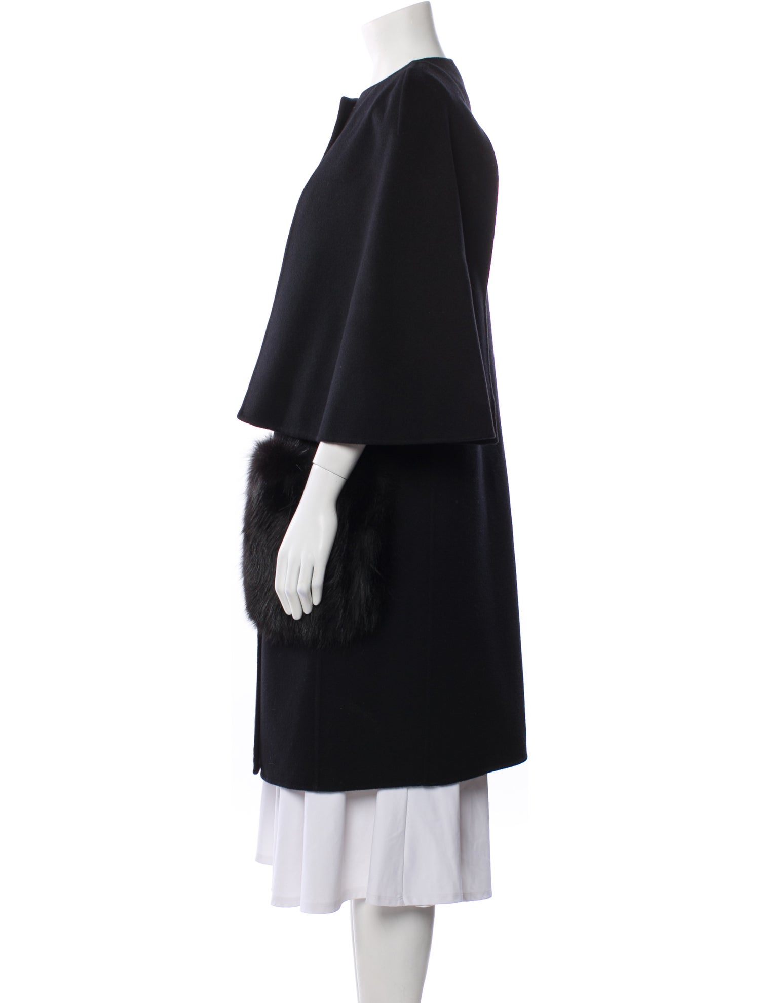 Fendi Virgin Wool Fur Coat