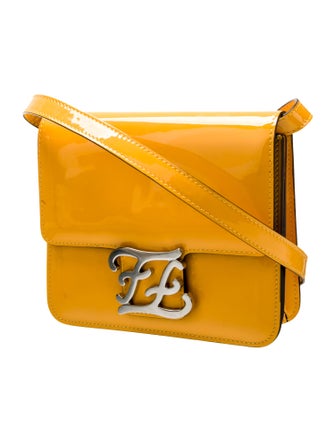 Fendi Patent Leather Karligraphy