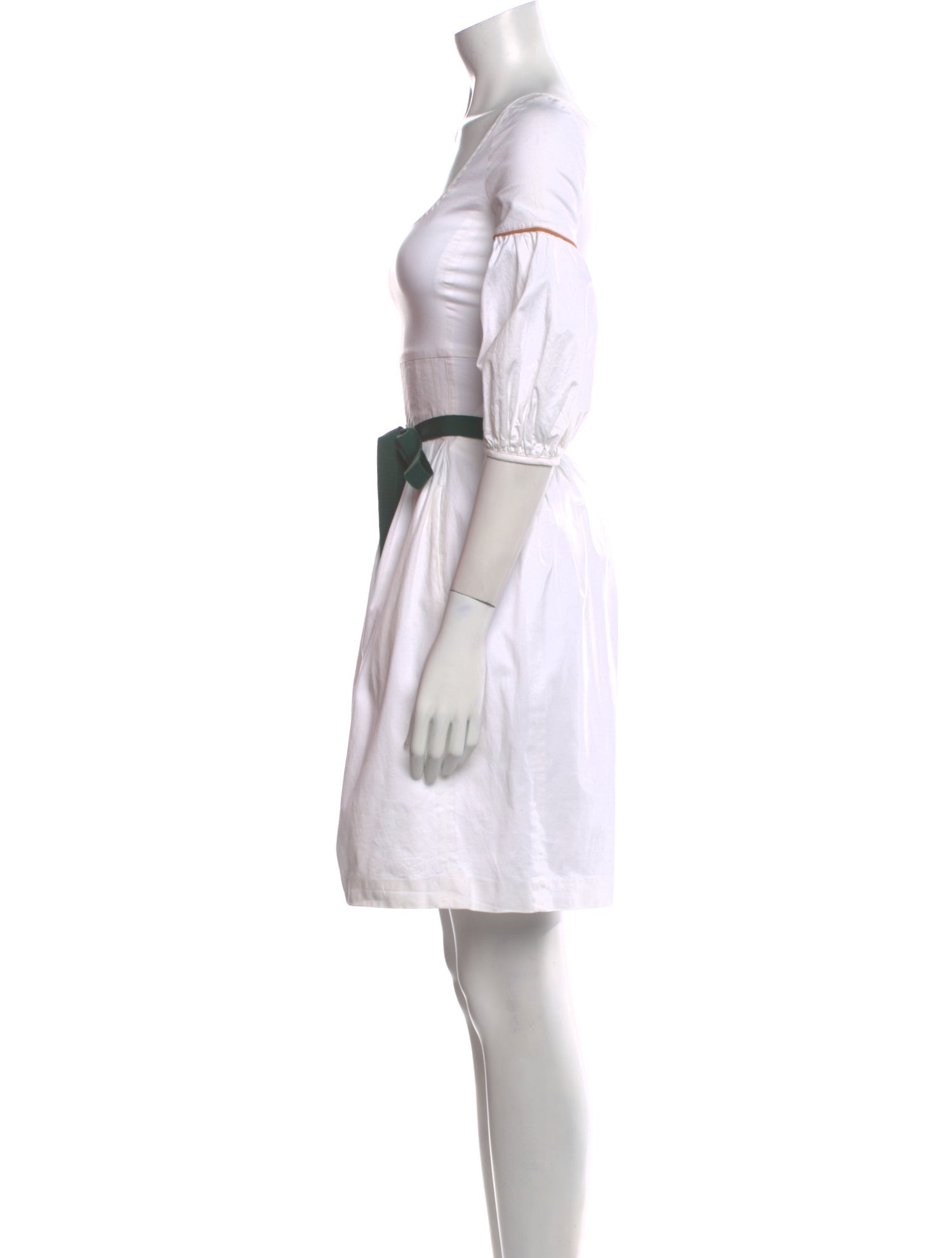 Fendi Scoop Neck Mini Dress