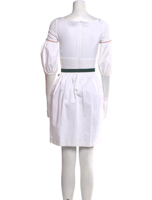 Fendi Scoop Neck Mini Dress