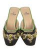 Fendi Zucca FF Logo Canvas Mules