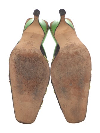 Fendi Zucca FF Logo Canvas Mules