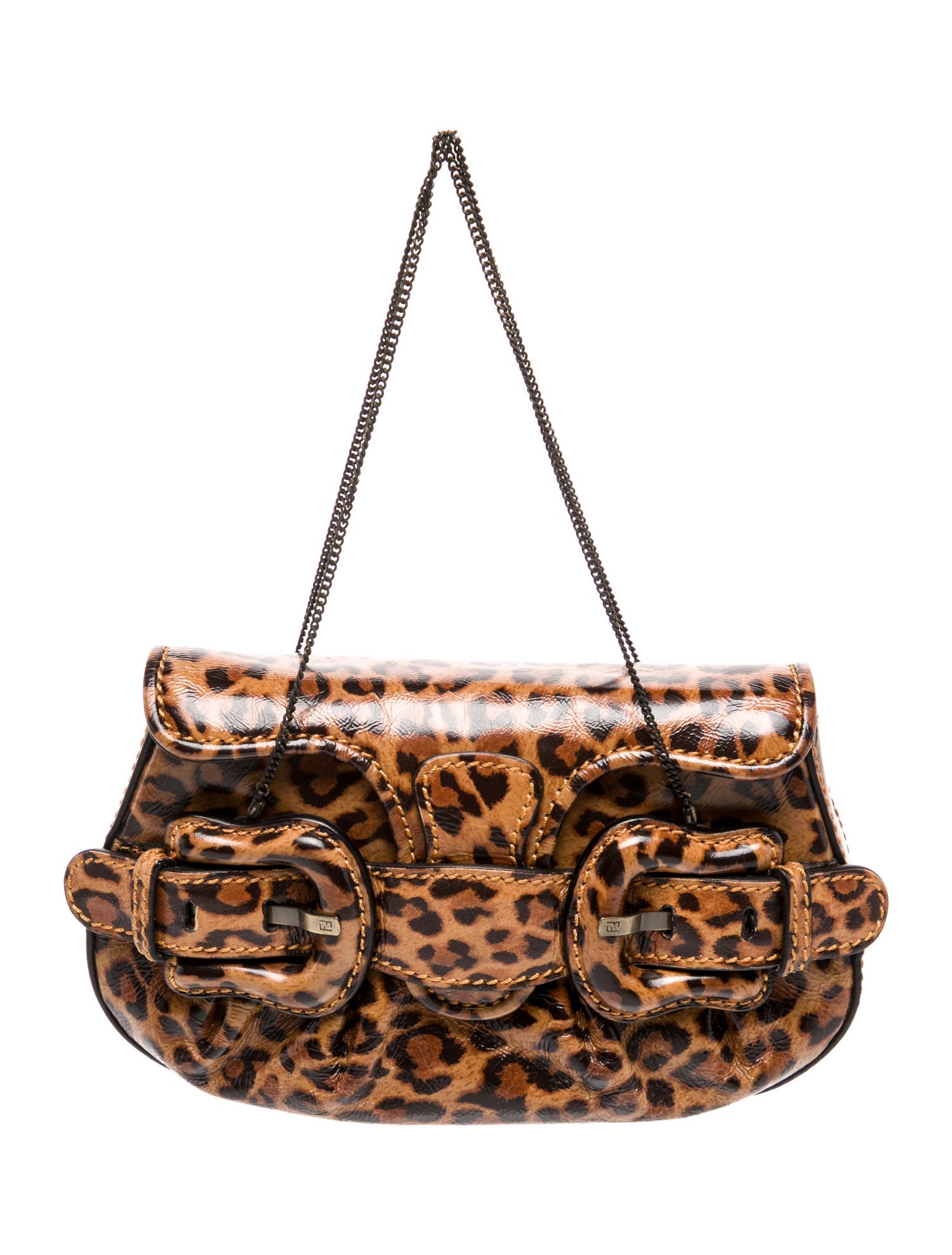 Fendi Leather Evening Bag Vintage