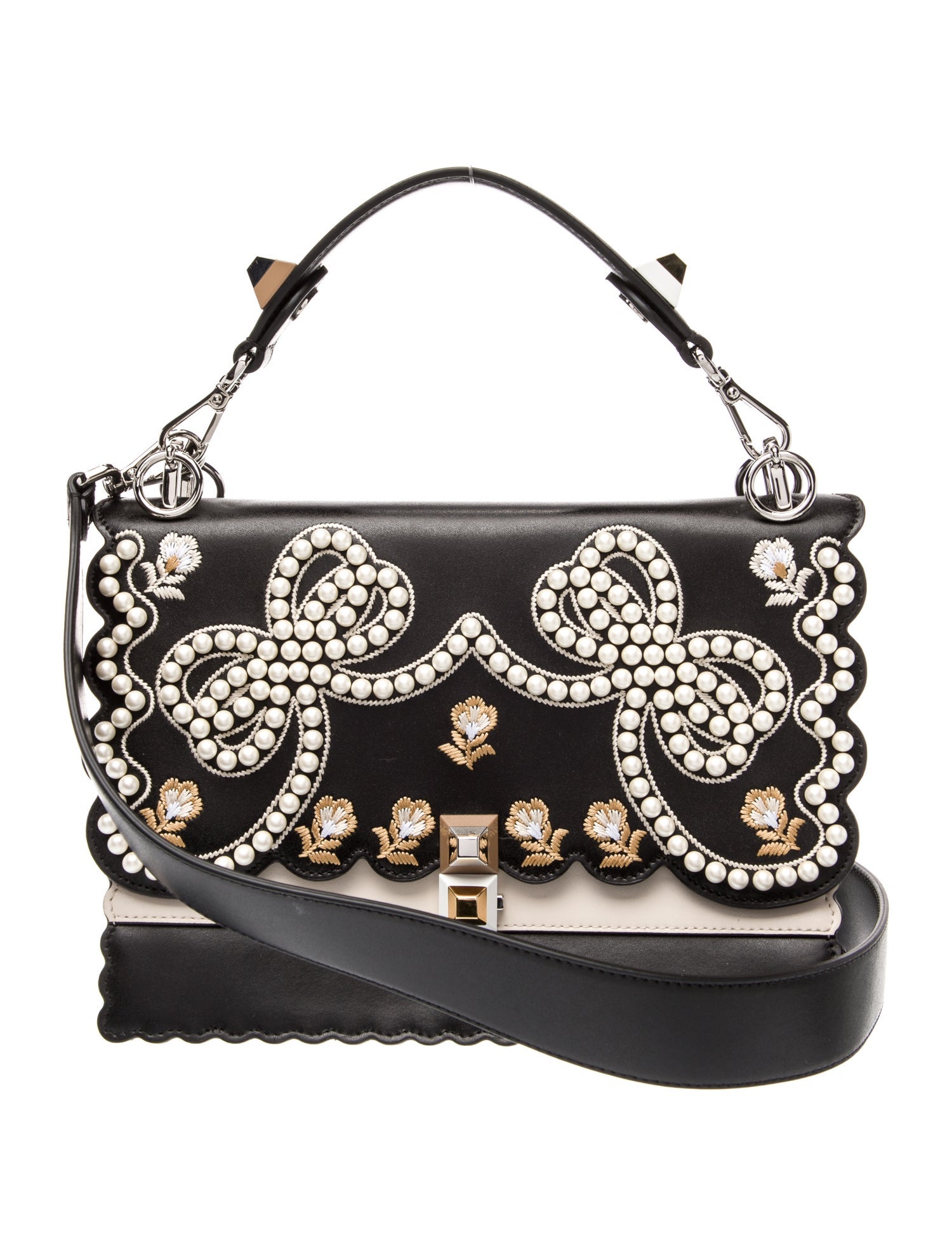 Fendi Leather Kan I Medium