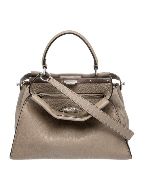 Fendi Leather Peekaboo Small