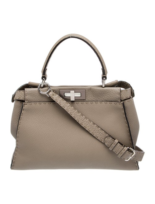 Fendi Leather Peekaboo Small