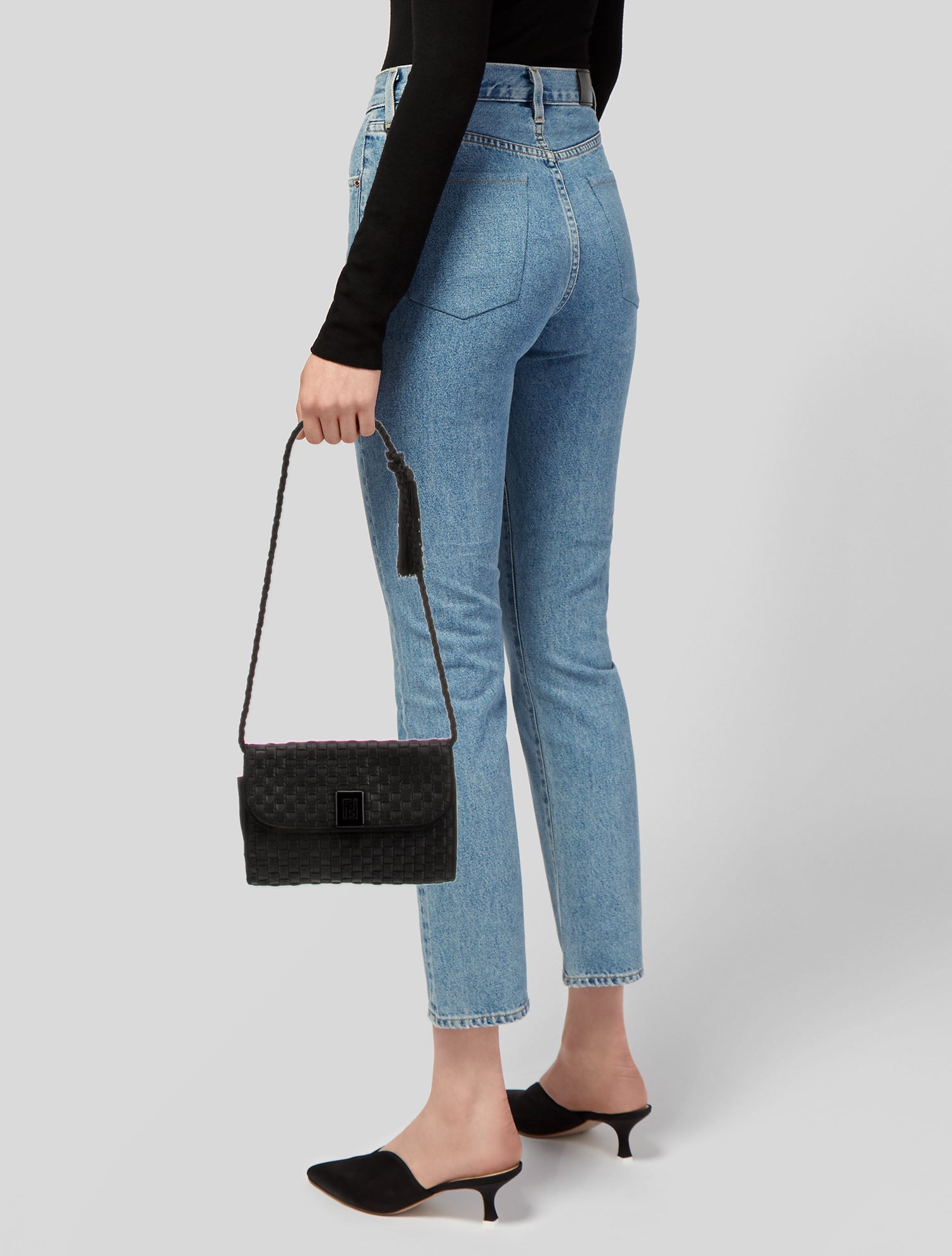 Fendi Satin Shoulder Bag