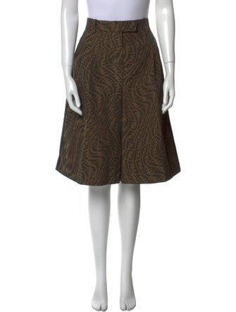 Fendi Printed Knee-Length Shorts