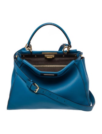 Fendi Leather Peekaboo Medium