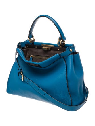 Fendi Leather Peekaboo Medium