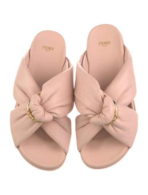 Fendi Leather Slides