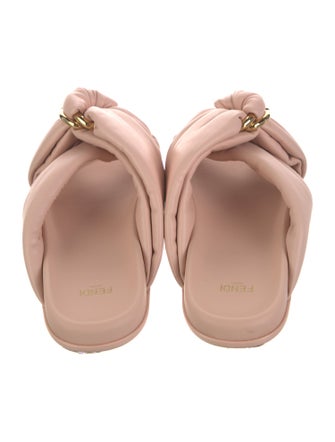 Fendi Leather Slides