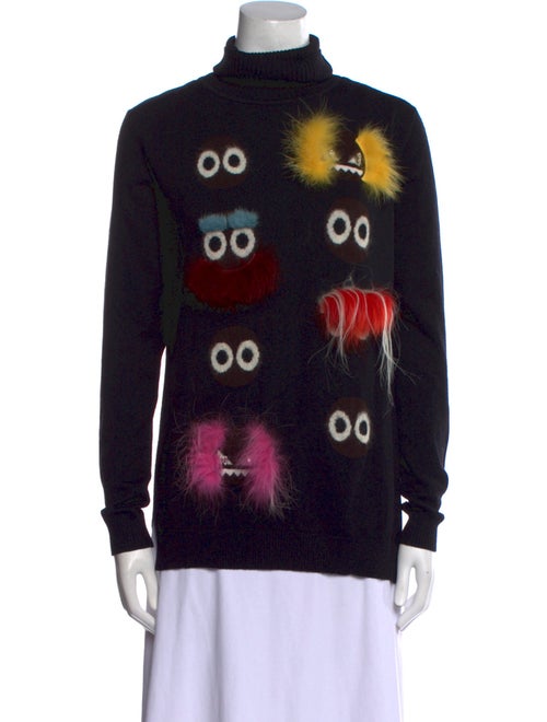 Fendi Wool Printed Sweater