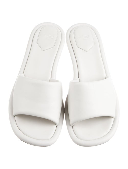 Fendi Leather Slides