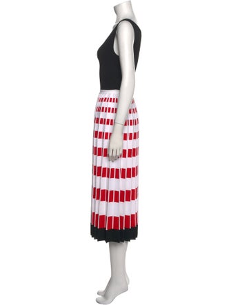 Fendi Striped Midi Length Dress