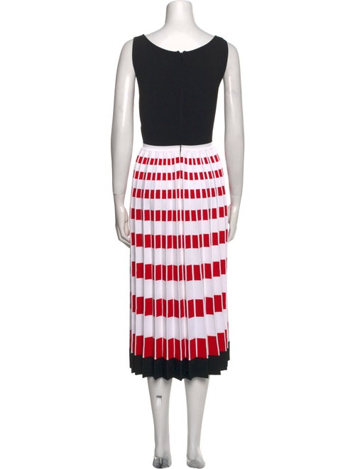 Fendi Striped Midi Length Dress