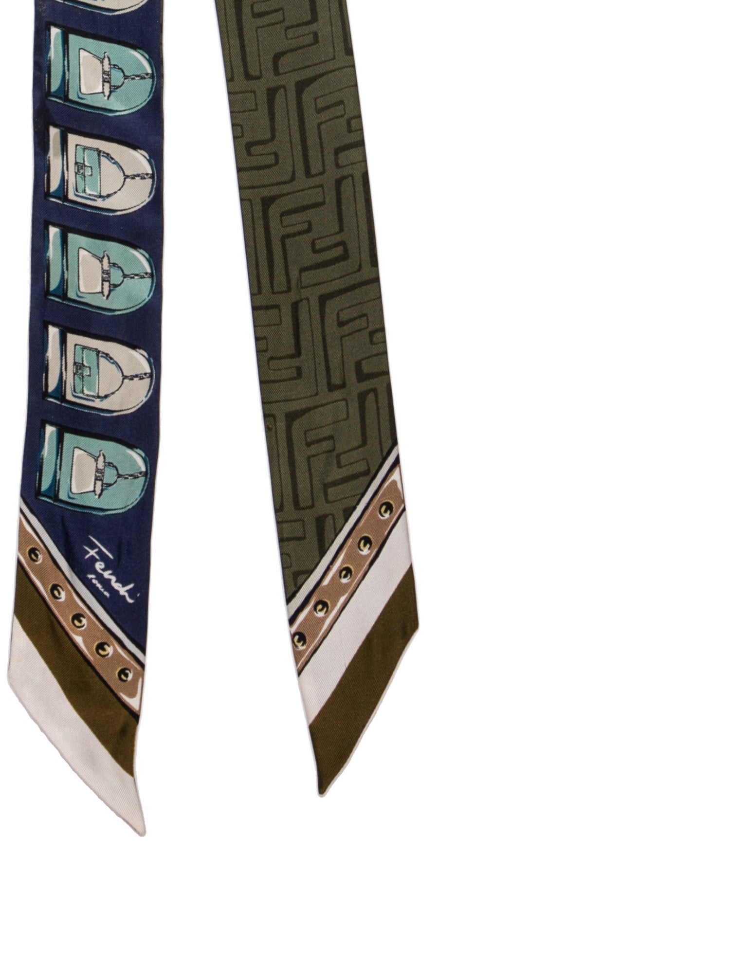 Fendi Silk Printed Scarf