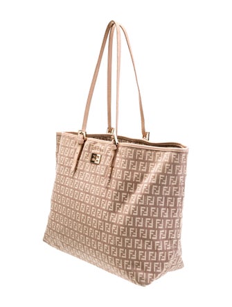 Fendi Zucchino FF Roll Tote