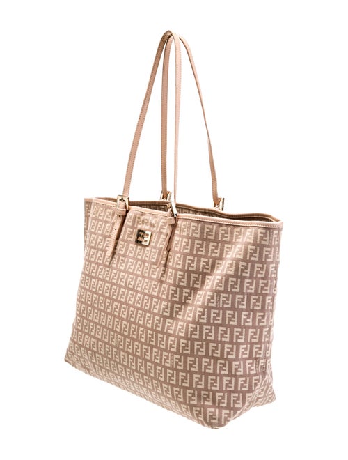 Fendi Zucchino FF Roll Tote