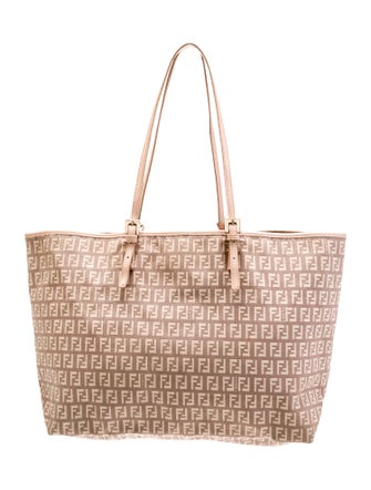 Fendi Zucchino FF Roll Tote