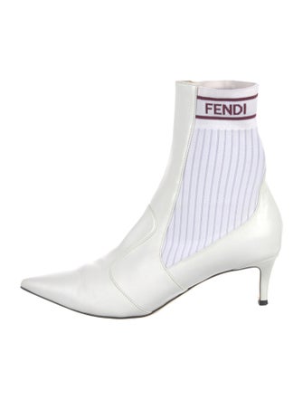 Fendi Leather Sock Boots