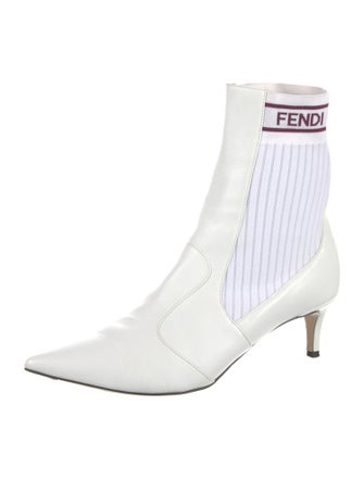 Fendi Leather Sock Boots
