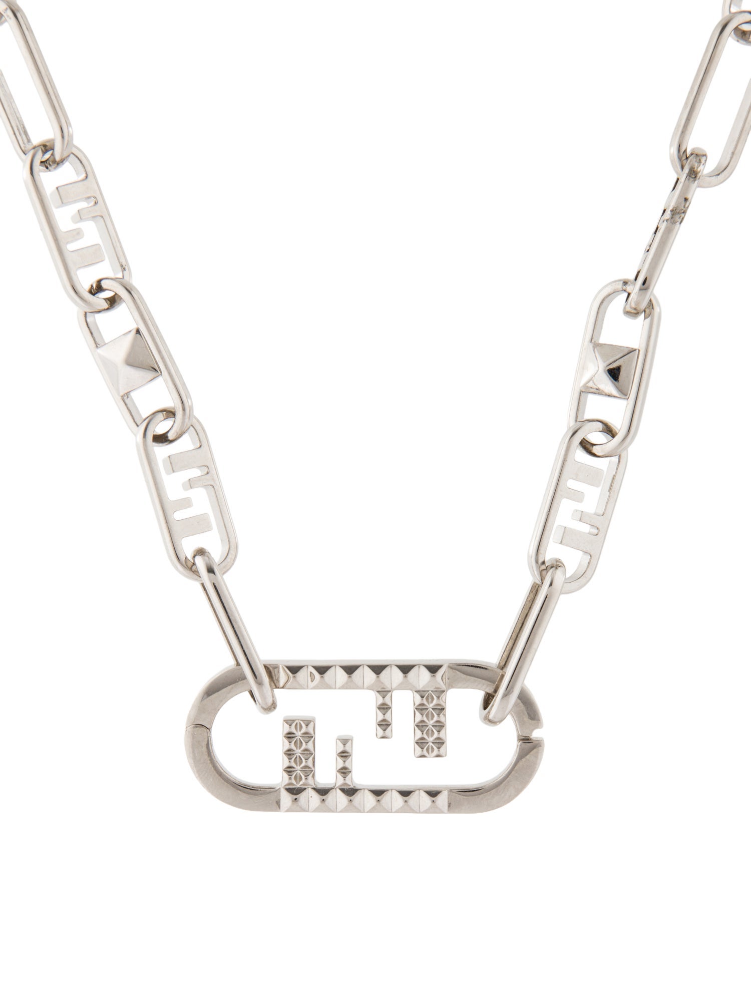 Fendi O'Lock Link Necklace