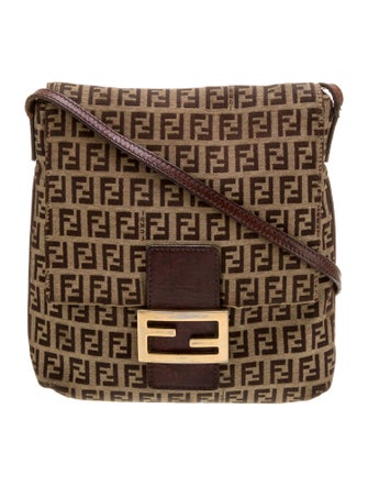 Fendi Zucchino FF Messenger Bag