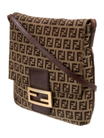 Fendi Zucchino FF Messenger Bag