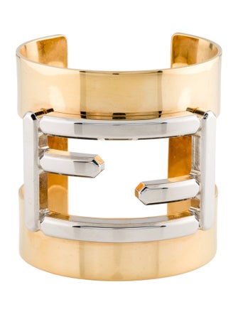 Fendi Two-Tone Baguette Cuff