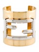 Fendi Two-Tone Baguette Cuff